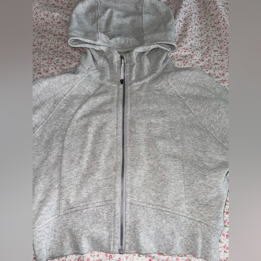 Lululemon Scuba cropped full-zip hoodie